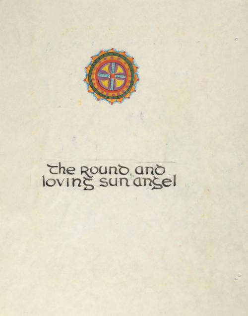 Knowings: The Round And Loving Sun Angel