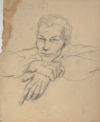 Man with Chin On Hands