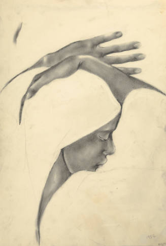 Black Woman With Hand On Head