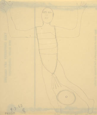 Figure With Raised Arms And Egg