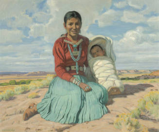 Navajo Mother and Child