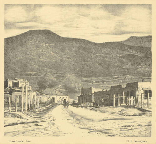 Street Scene Taos