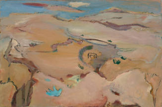 Untitled (landscape with horses)
