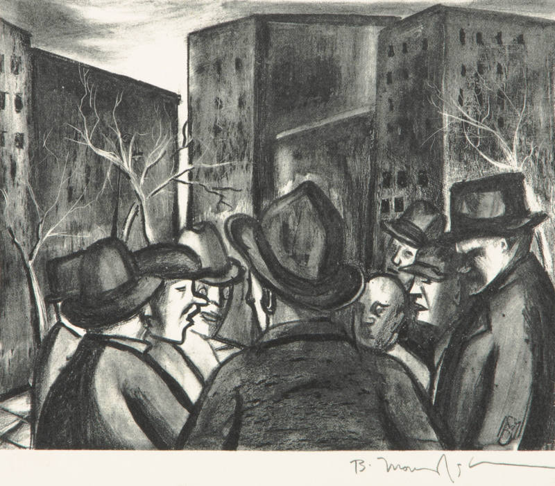 Untitled (Group of Men Talking)