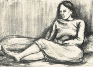 Untitled (Woman sitting on floor)