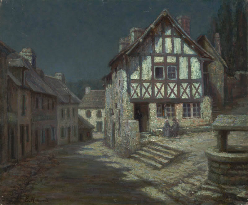 Moonlight in Village