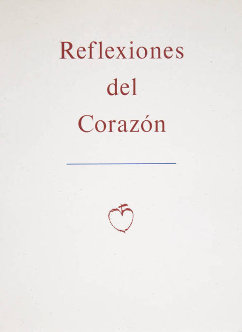 Reflexions del Corazon: Title Page