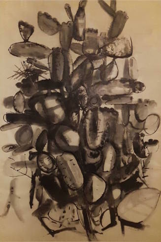 Untitled (sketch of a cactus)
