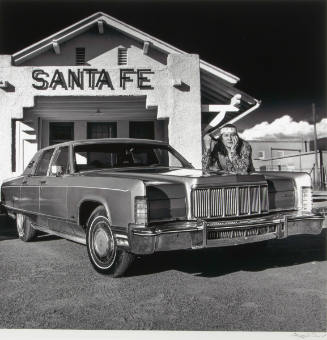 R.C Gorman and His New Car 1975