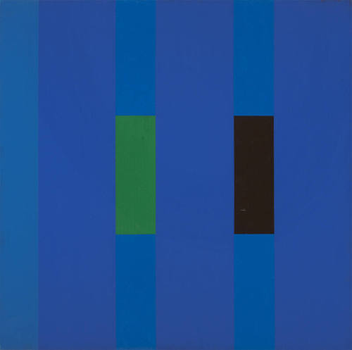 3 by 3, 2 Blue, Brown and Green