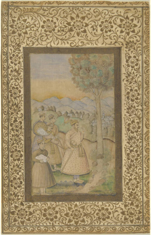 Portrait of Sultan Ahabbas Hunting
