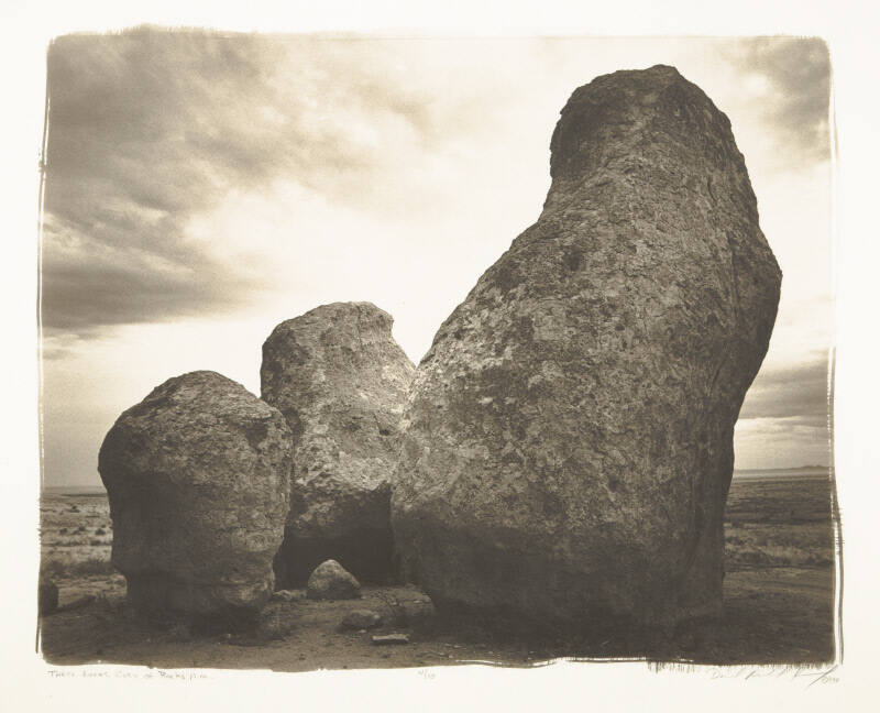 Three Rocks, City of Rocks, NM