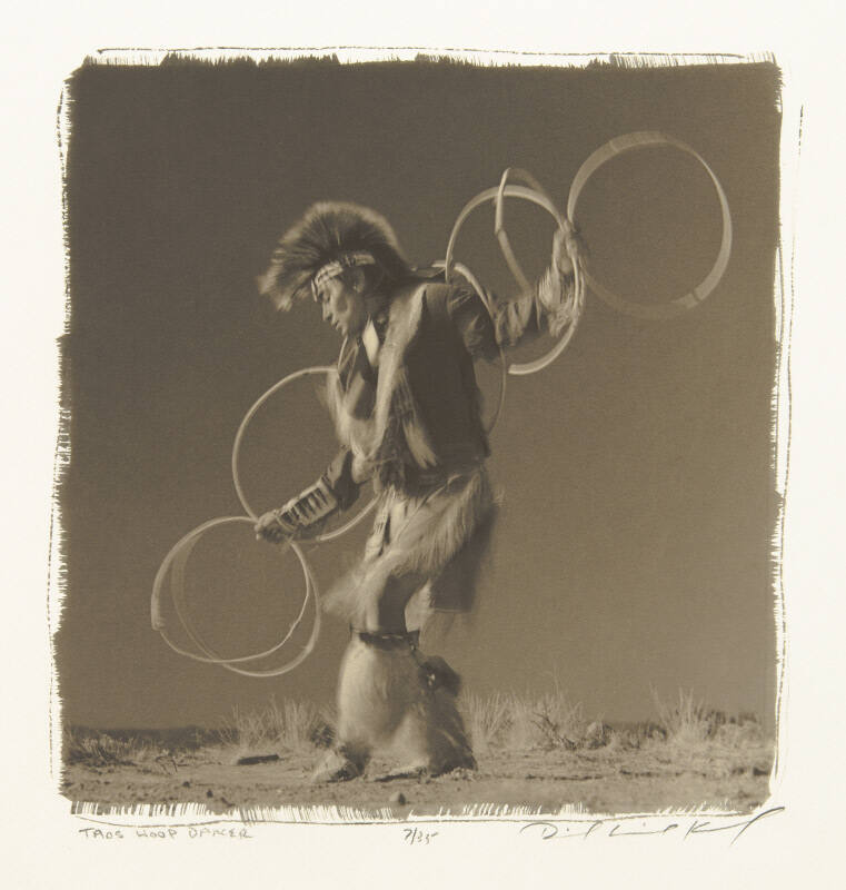 Portfolio Dancers of the Northern Pueblos: Taos Hoop Dancer