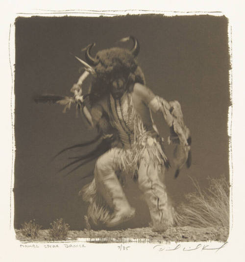 Portfolio Dancers of the Northern Pueblos: Nambe Spear Dancer