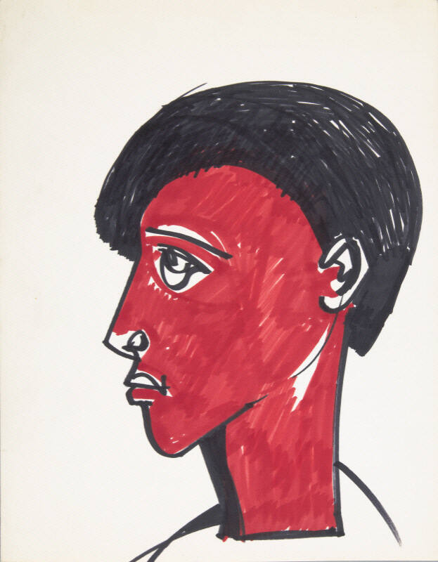 Untitled (profile head)