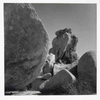 Boulders in Desert