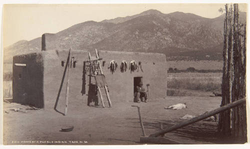 Home of a Pueblo Indian, Taos NM