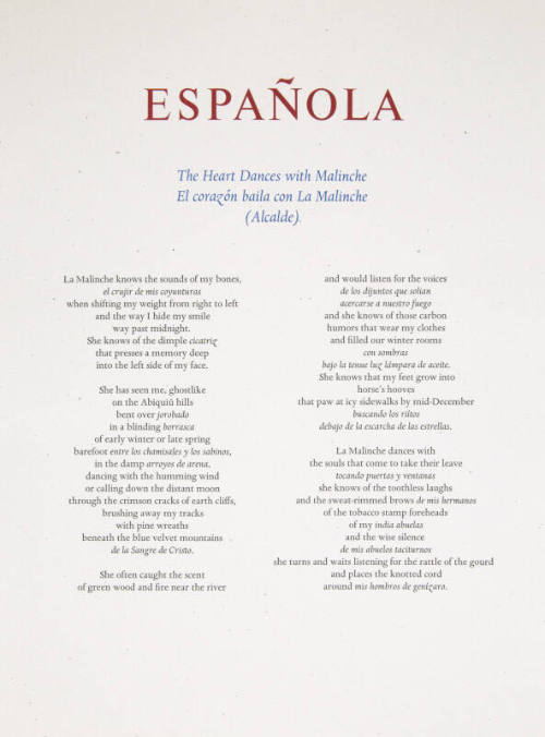 Reflexions del Corazon: Espanola: The Heart Dances with Malinche - El corazon baila con La Malinche (Alcalde)