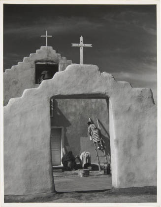Mudding the Pueblo Church (No.8)