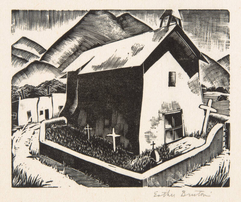 Untitled (Church at  Arroyo Seco)