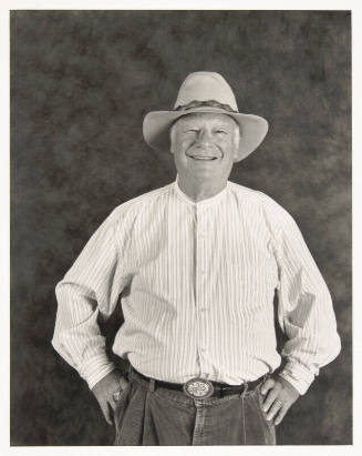 Taos Portrait Project: Larry Frank, Author, Collector of Native American & Hispanic Art, Santos