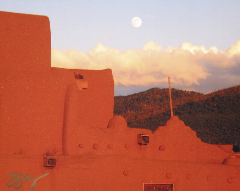 Harvest Moon, Taos Pueblo