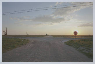 Stop Sign Intersection, Lea County, NM