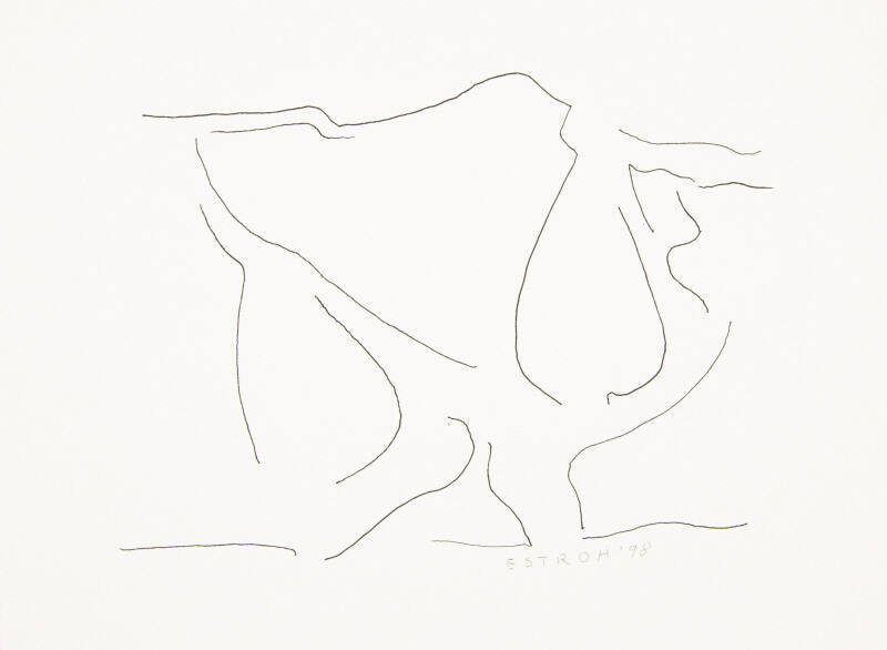 Untitled (Abstract landscape)