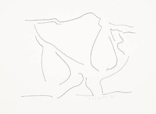 Untitled (Abstract landscape)