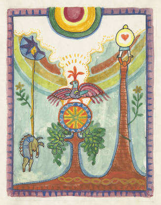 Picture Book of Days: Tree of Life Phoenix & Hanged Goat