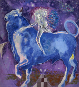 Young Man, Bull and Constellation