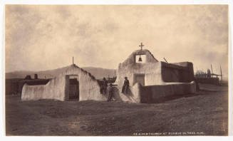Old Church At Pueblo De Taos, N.M.
