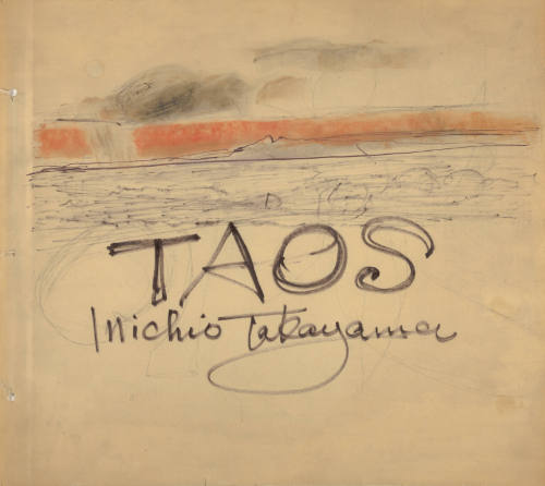 Taos, Michio Takayama (brochure cover)