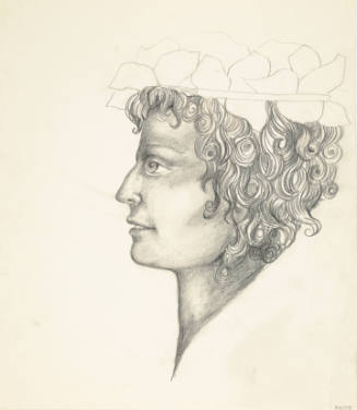 Profile With Crown Of Leaves