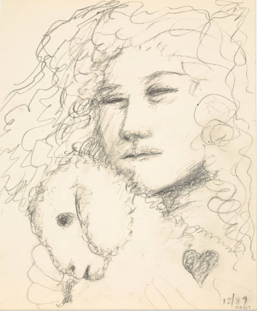 Woman With Lamb