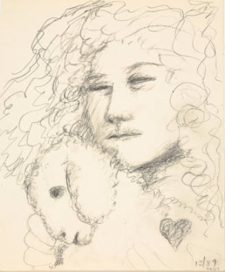 Woman With Lamb